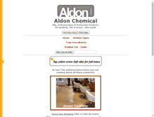 Tablet Screenshot of aldonchem.com